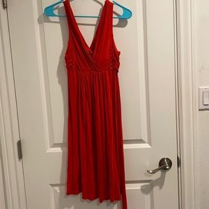 Bra Tops Red Wrap Dress